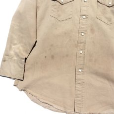 画像5: 1990's Wrangler L/S Western Shirt　KHAKI　size LARGE (表記不明) (5)