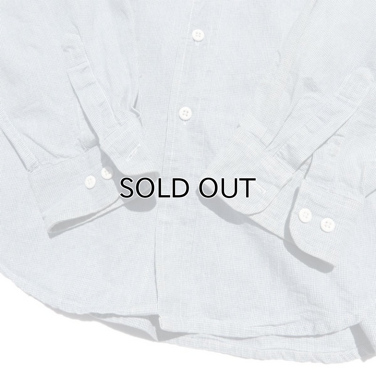 画像6: 1990's GAP L/S Work Shirt BLUE PIN CHECK size XL (表記L) (6)