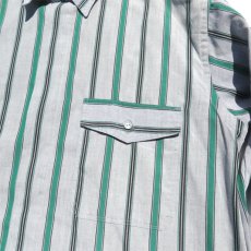 画像5: 1980's LEVI'S L/S Stripe Shirt　GREY/GREEN　size L (表記LARGE) (5)