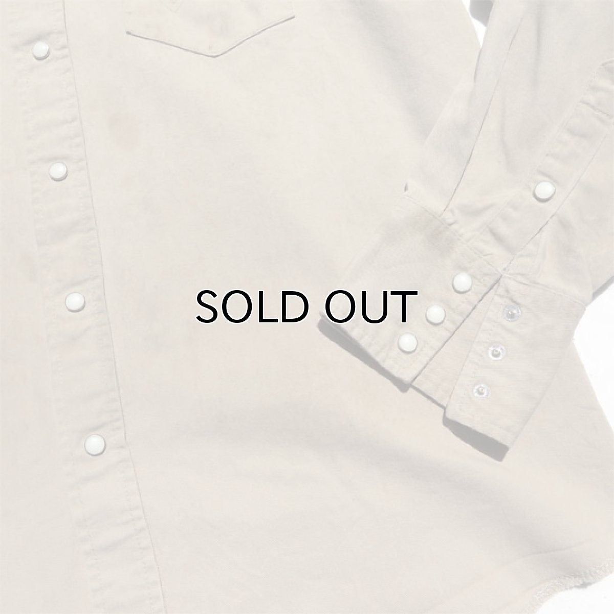 画像6: 1990's Wrangler L/S Western Shirt　KHAKI　size LARGE (表記不明) (6)