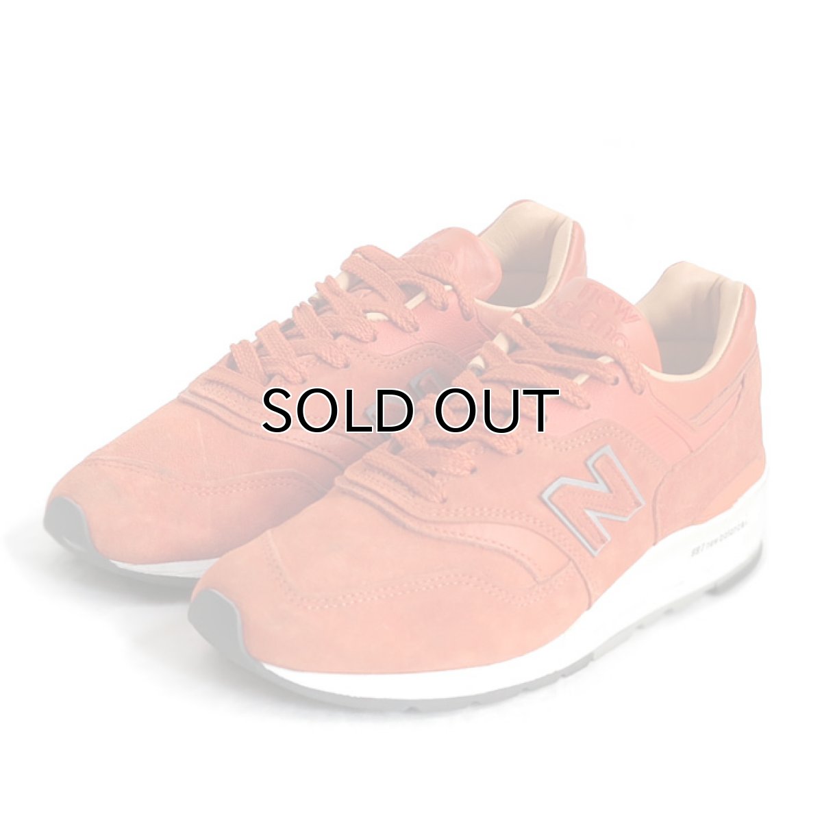 画像1: New Balance 997 × CONCEPTS Leather Sneaker　ORANGE　size US 8.5 (1)