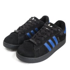 画像1: 2006's adidas CAMPUS ST Skate Shoes　BLACK/BLUE　size US 10.5 (1)