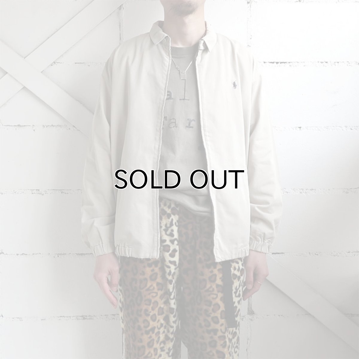 画像3: 1990's Polo by Ralph Lauren Cotton Zip up Jacket　BEIGE　size M (表記S) (3)