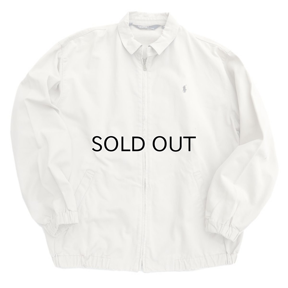 画像4: 1990's Polo by Ralph Lauren Cotton Zip up Jacket　BEIGE　size M (表記S) (4)