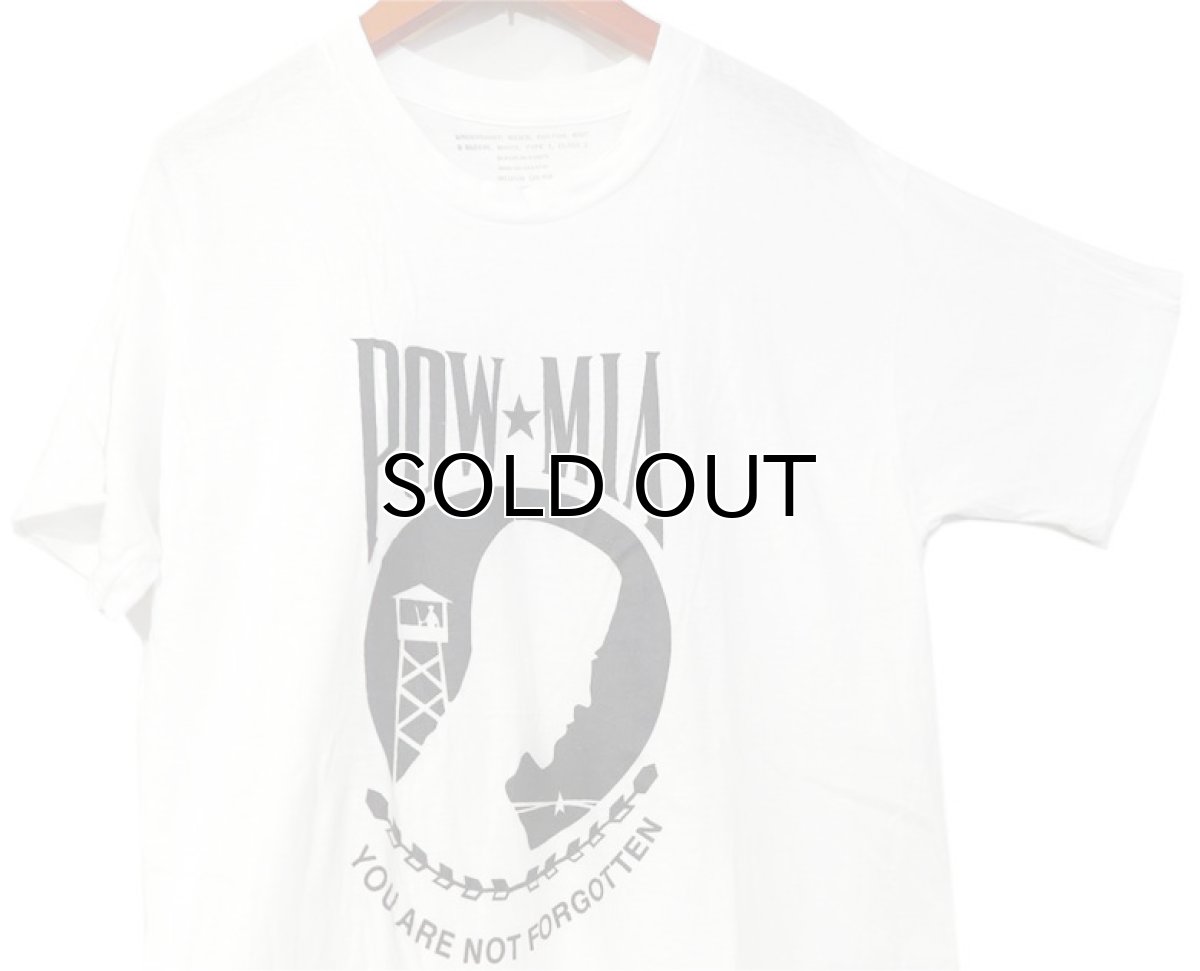 画像2: 1980's U.S.Military Crew Neck Print T-Shirts  "POW MIA"　Dead Stock　WHITE　size SMALL / MEDIUM (2)
