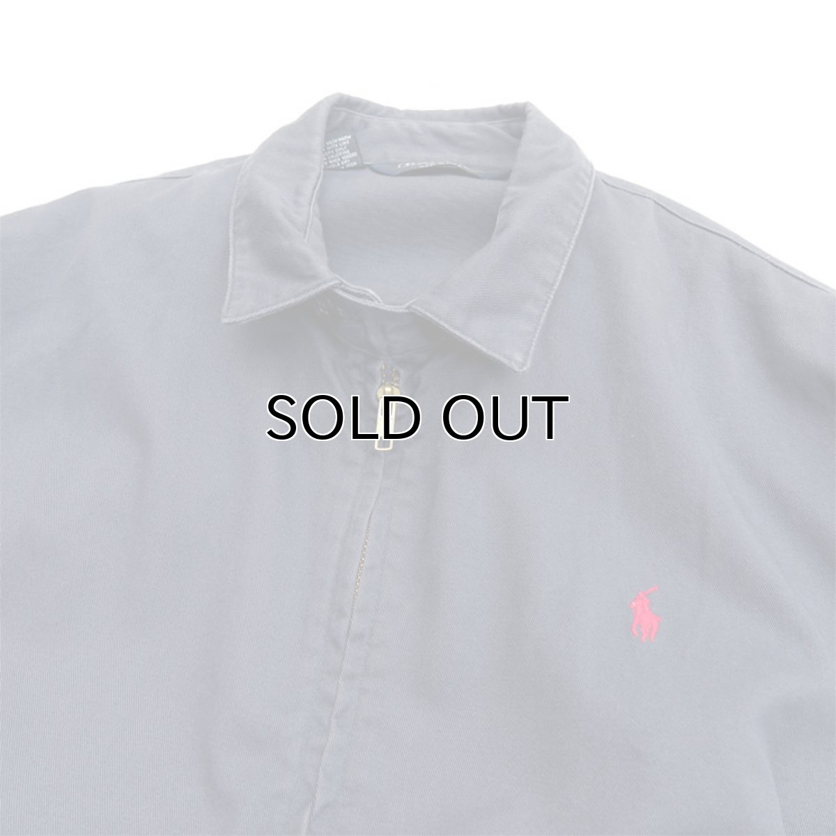 画像5: 1980's Polo by Ralph Lauren Cotton Zip up Jacket　NAVY　size L (表記M) (5)