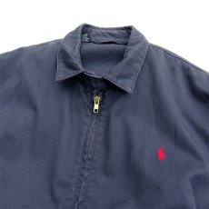 画像5: 1980's Polo by Ralph Lauren Cotton Zip up Jacket　NAVY　size L (表記M) (5)