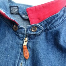 画像7: 1980's Polo by Ralph Lauren Cotton Zip up Jacket　BLUE DENIM　made in USA size XL (表記XL) (7)