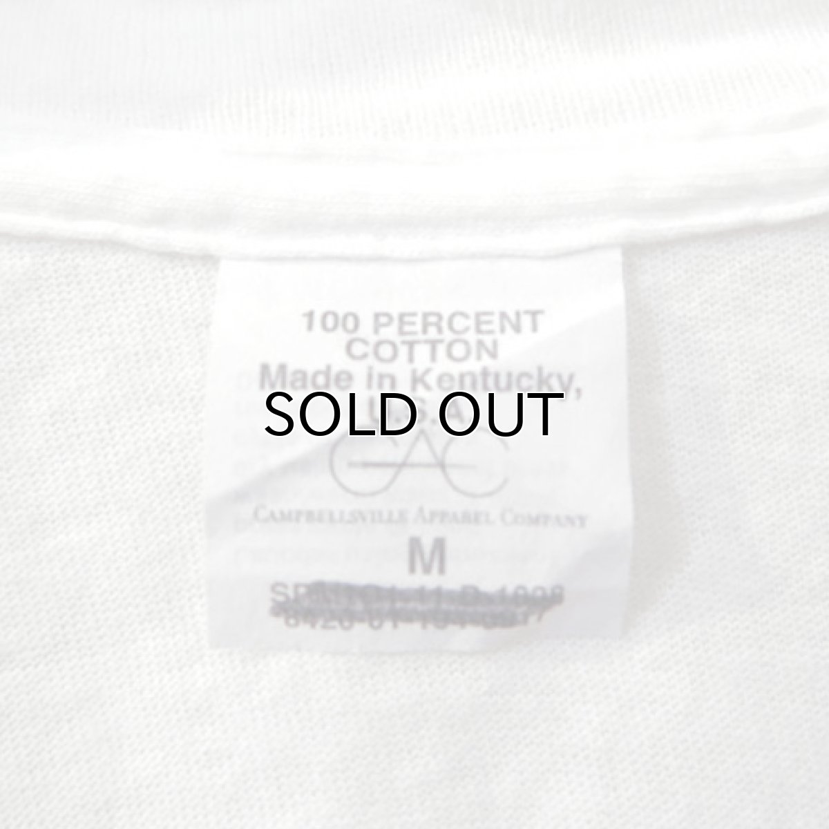 画像3: 00's U.S.Military All Cotton V-Neck T-Shirts  "made in U.S.A."　Dead Stock-one wash　WHITE　size XS (3)