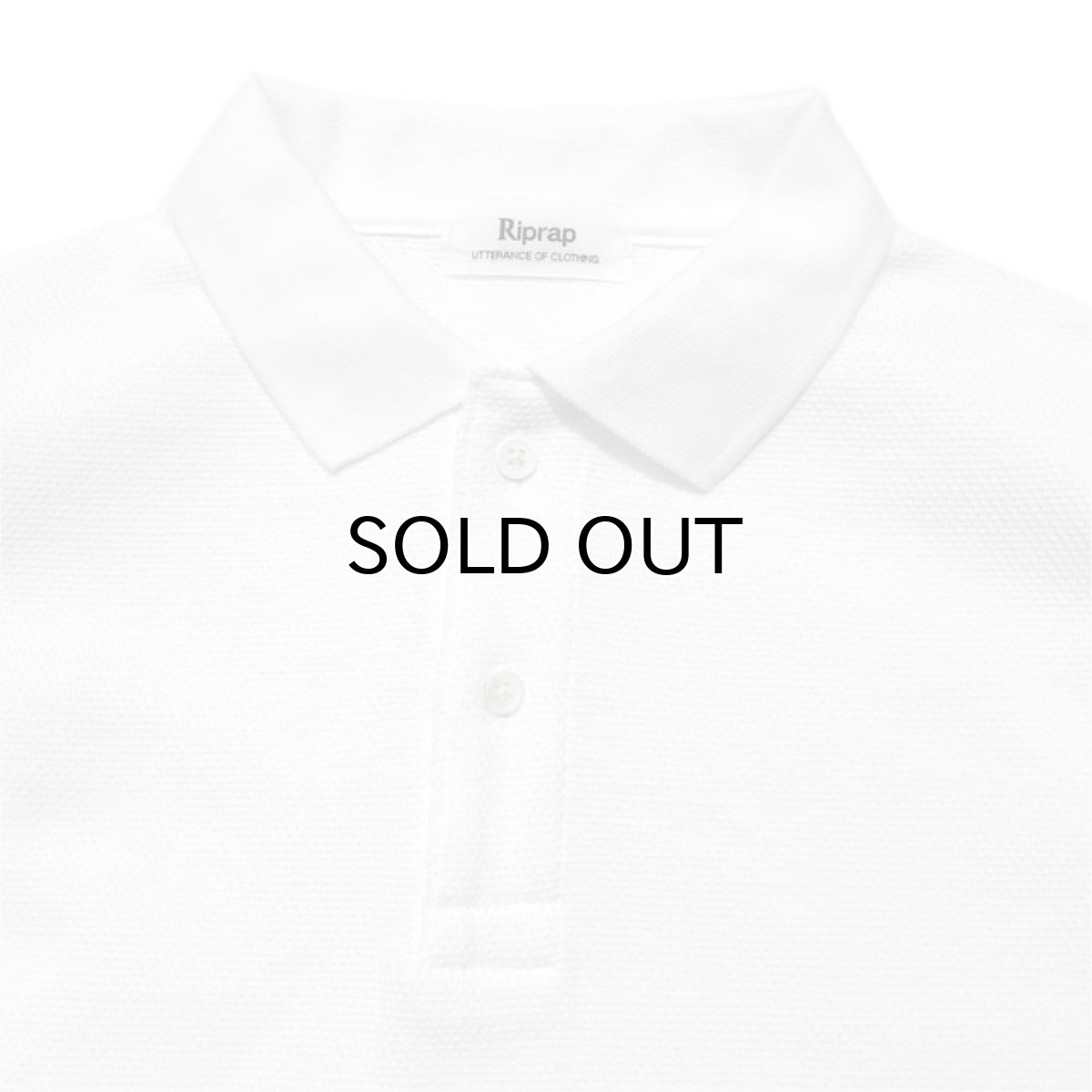 画像3: Riprap "Polo Shirt" 　color : WHITE　size MEDIUM, LARGE, X-LARGE (3)