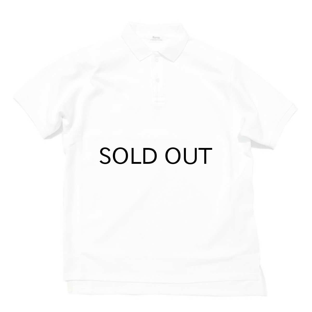 画像2: Riprap "Polo Shirt" 　color : WHITE　size MEDIUM, LARGE, X-LARGE (2)