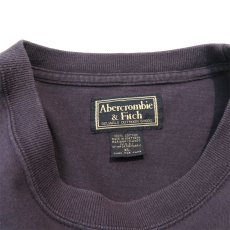 画像4: 1990's~ Abercrombie & Fitch Logo Print L/S T-Shirt　NAVY　size XL(表記XL) (4)