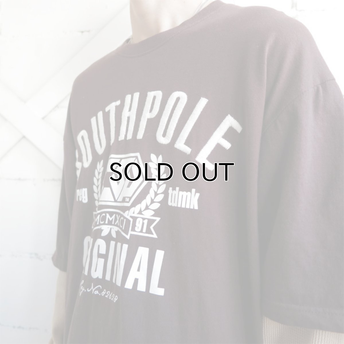 画像3: SOUTHPOLE L/S Layered Print T-Shirt　BROWN　size XXL(表記XXL) (3)
