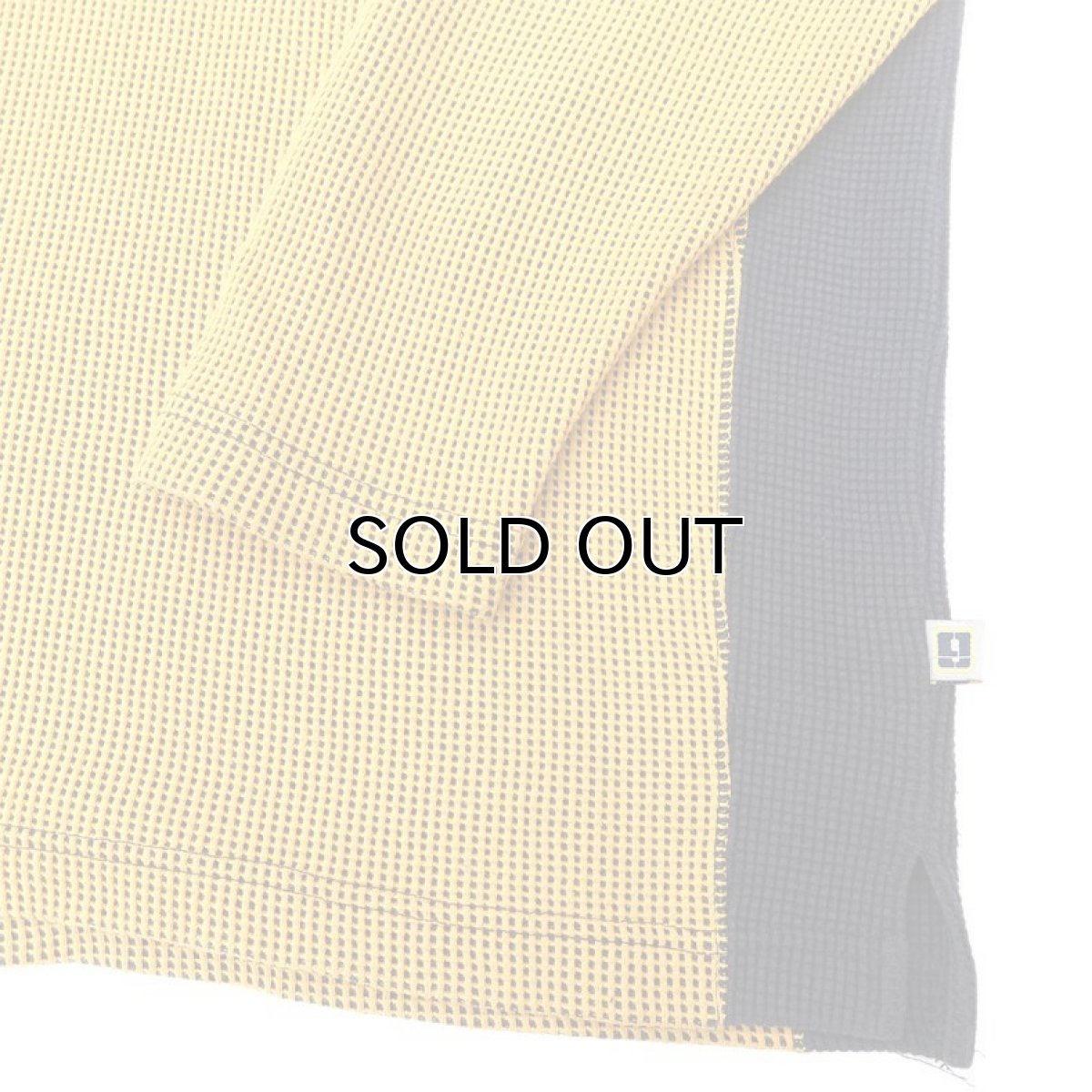 画像5: 1990's~ TRANS NINE L/S Thermal T-Shirt　YELLOW/NAVY　size M-L(表記L) (5)