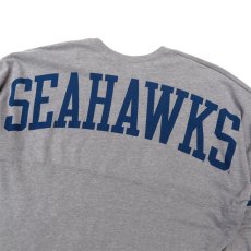 画像4: ORIGINAL LEAGUE "SEAHAWKS" Print L/S T-Shirt　HEATHER GREY　size XL(表記L) (4)