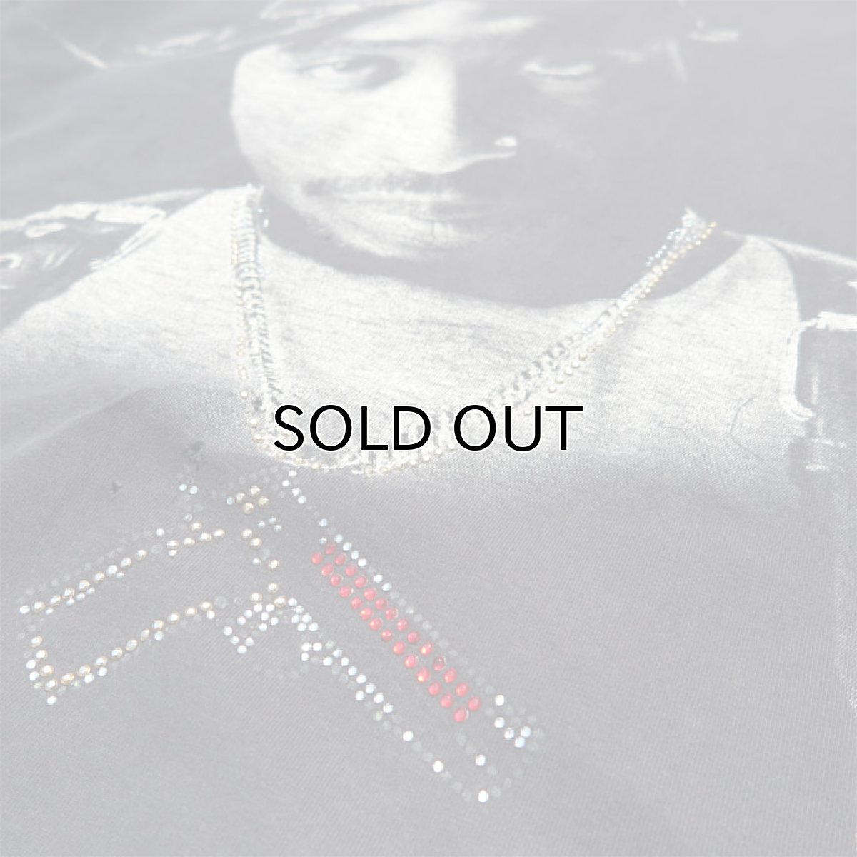 画像7: Russo Wear "2 PAC" Print L/S T-Shirt　BLACK　size XXXL(表記3XL) (7)