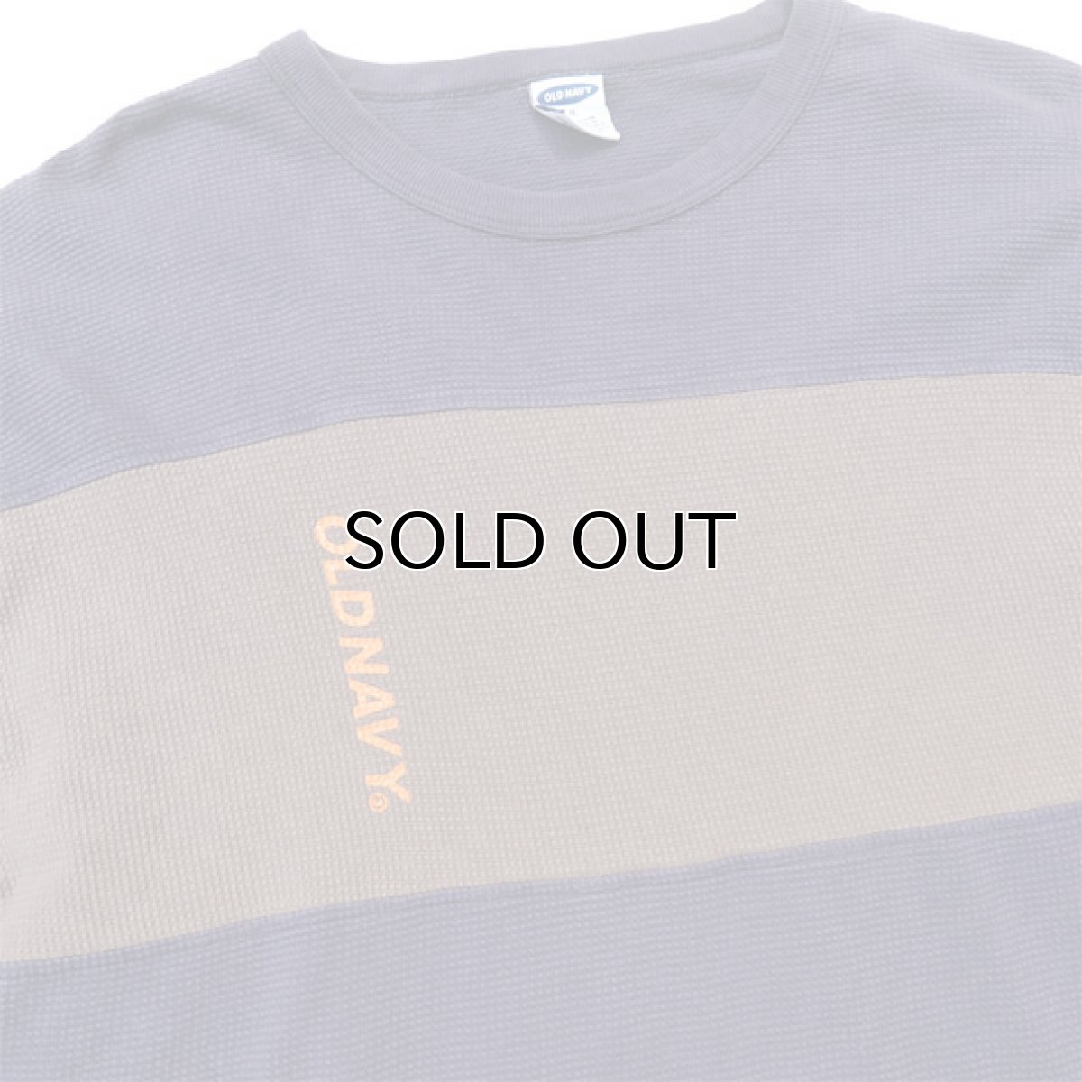 画像4: OLD NAVY  L/S Thermal T-Shirt　NAVY/BROWN　size L(表記XL) (4)