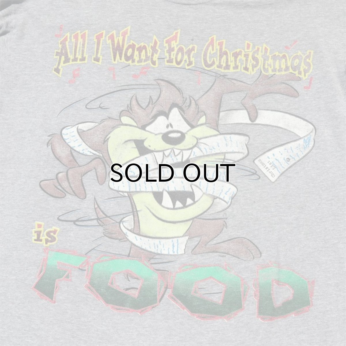 画像6: 1990's LOONEY TUNES Print L/S T-Shirt　HEATHER GREY　size L(表記なし) (6)