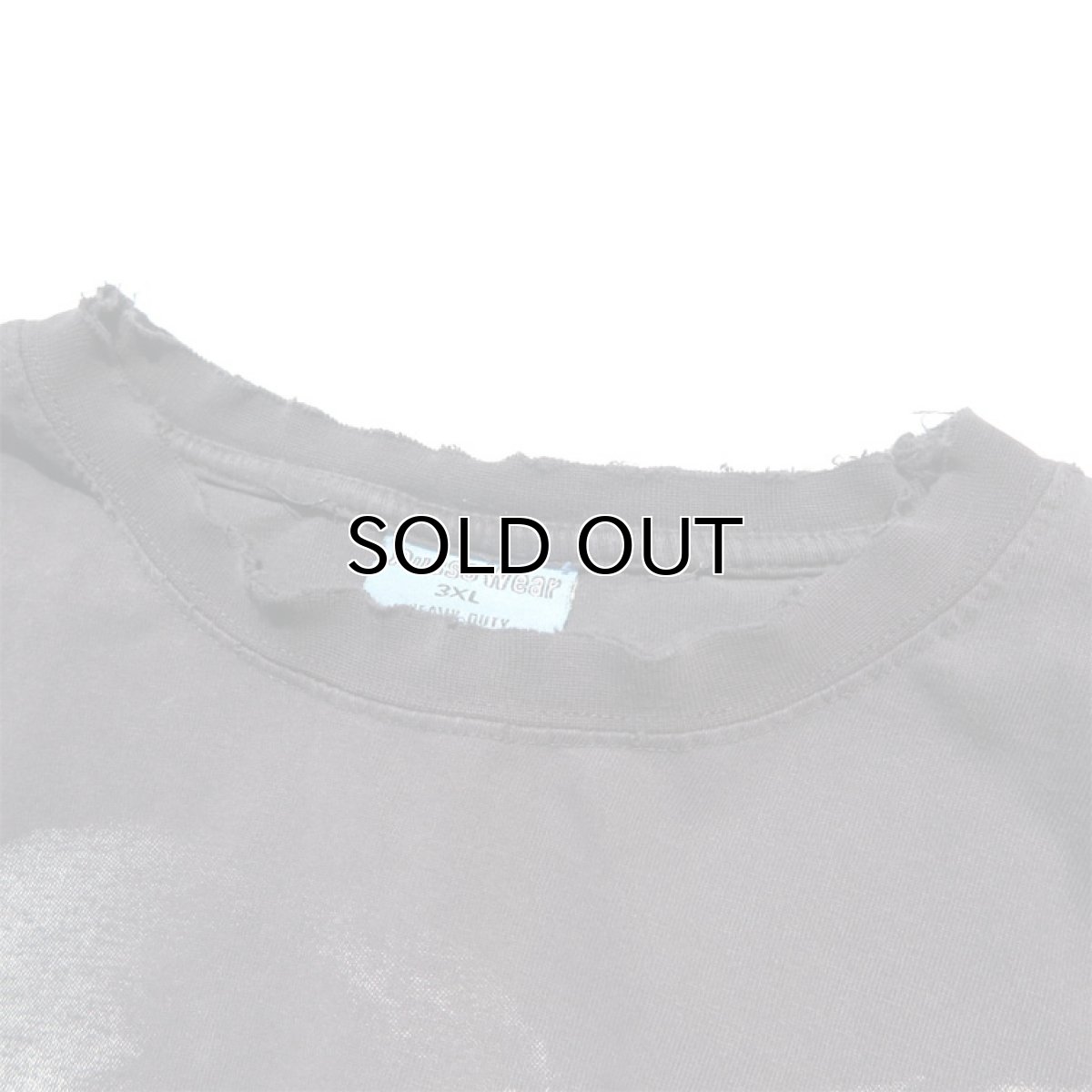 画像3: Russo Wear "2 PAC" Print L/S T-Shirt　BLACK　size XXXL(表記3XL) (3)