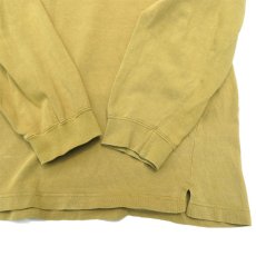 画像4: 1990's GAP(ギャップ) L/S Polo Shirt　MUSTARD　size L-XL(表記L) (4)