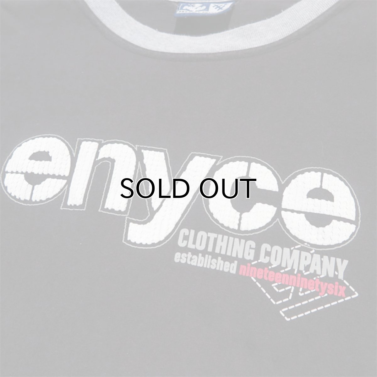 画像3: enyce L/S Layered Print T-Shirt　BLACK　size XXXL(表記L) (3)