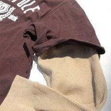 画像4: SOUTHPOLE L/S Layered Print T-Shirt　BROWN　size XXL(表記XXL) (4)