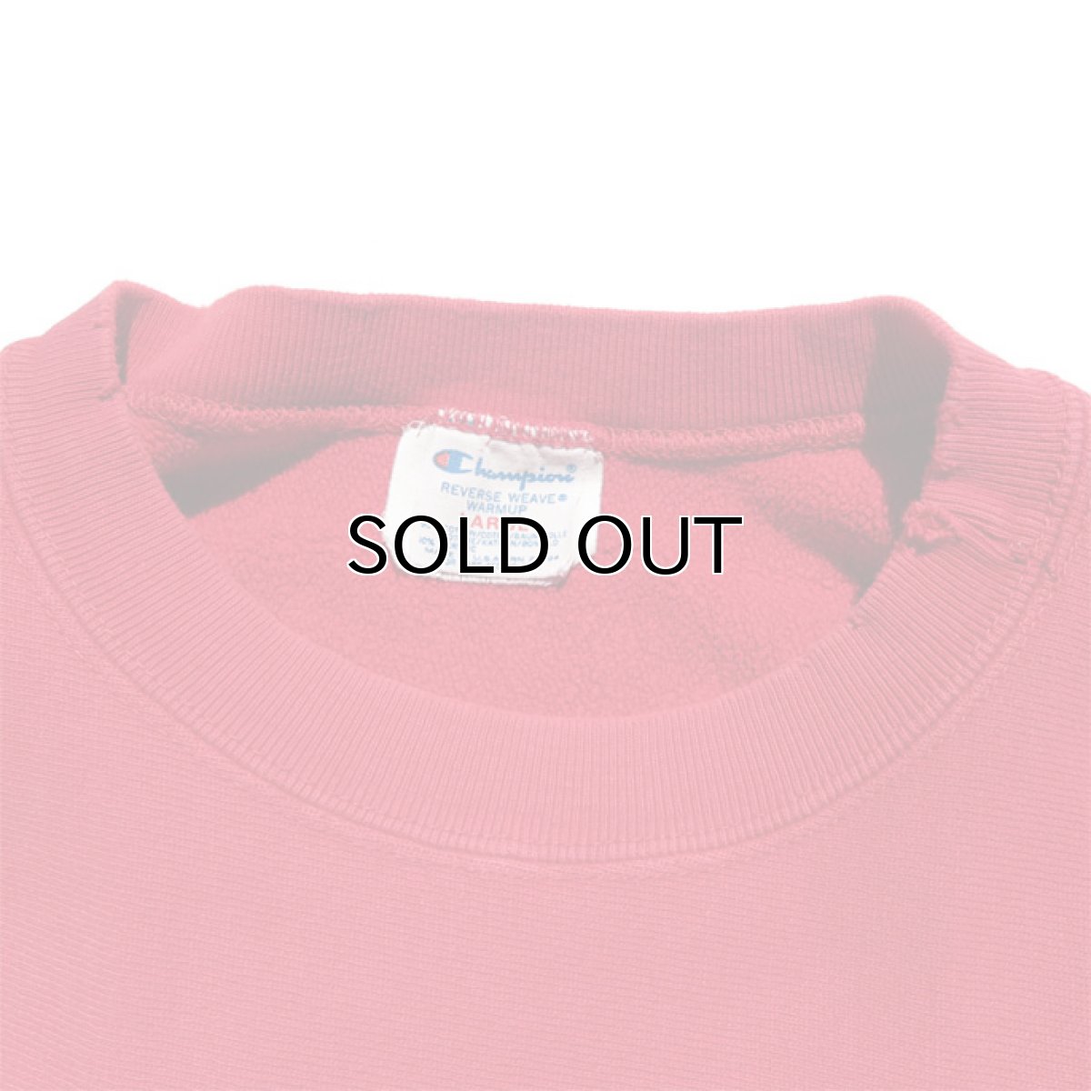 画像2: 1980's Champion REVERSE WEAVE Sweat Shirt -LISBON- RED size 表記 LARGE (2)