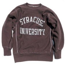 画像1: 1980's Champion REVERSE WEAVE Sweat Shirt -SYRACUSE-　BROWN　size 表記 X-LARGE (1)