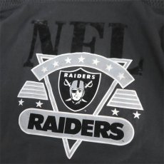 画像4: 1980's ARTEX "RAIDERS" Print Football T-Shirt　BLACK　size L(表記XL) (4)