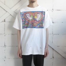 画像2: 1990's anvil "Harold's" Art Print T-Shirt　WHITE　size XL(表記XL) (2)