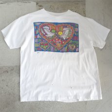 画像1: 1990's anvil "Harold's" Art Print T-Shirt　WHITE　size XL(表記XL) (1)
