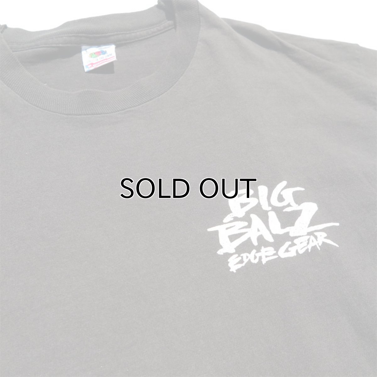 画像6: 1990's FRUIT OF THE LOOM "BIG BALZ EDGE GEAR" Print T-Shirt BLACK size L(表記L) (6)