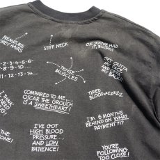 画像9: 1990's Hanes "Stressed Out!" Message Print T-Shirt　BLACK　size L(表記XL) (9)