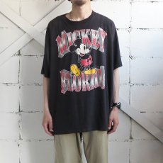 画像2: 1980's~ Disney "MICKEY MOUSE" Print T-Shirt　BLACK　size XL-XXL(表記不明) (2)