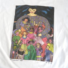 画像4: 1990's Hanes BEEFY "motherhood" Art Print T-Shirt　WHITE　size L(表記L) (4)