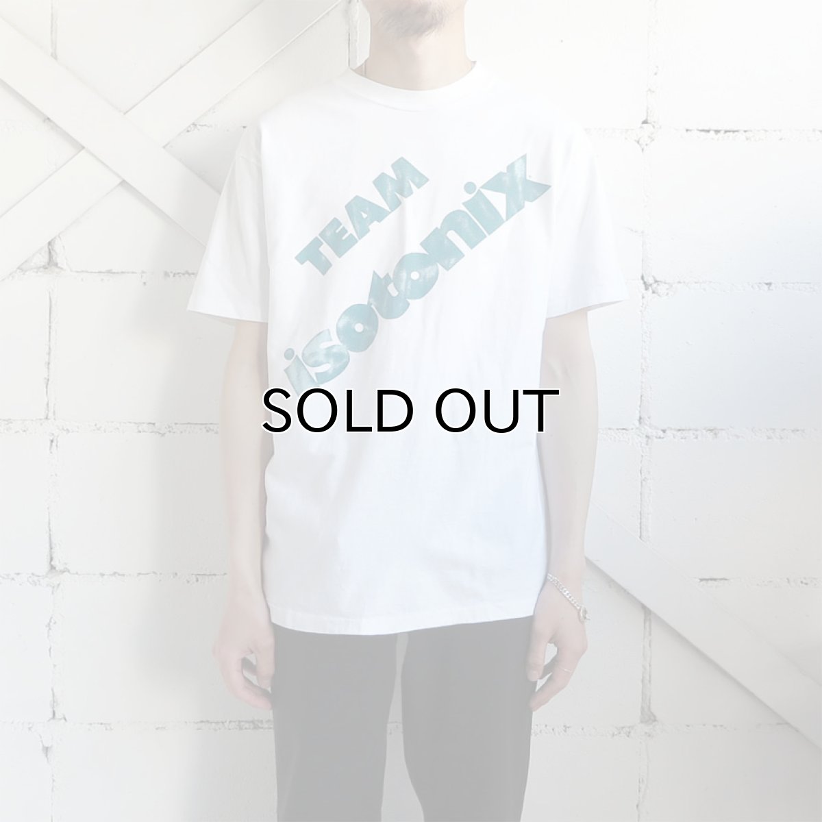 画像2: 1980's Hanes BEEFY "TEAM isotonix" Print T-Shirt　WHITE　size M(表記L) (2)