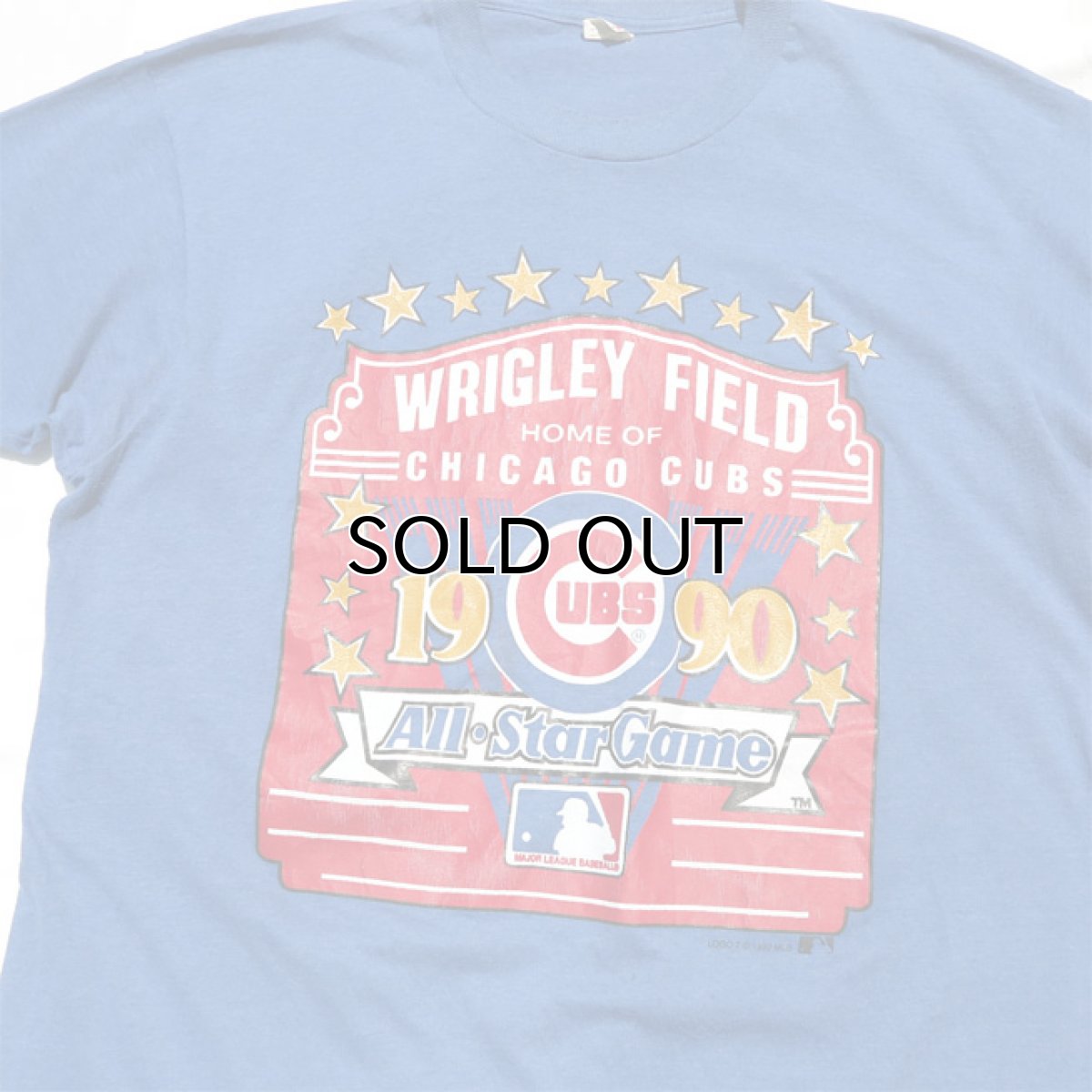 画像4: 1990's SCREEN STARS "CHICAGO CUBS" Print T-Shirt　BLUE　size M-L(表記XL) (4)