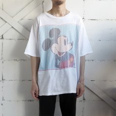 画像2: 1980's Disney "MICKEY MOUSE" Print T-Shirt　WHITE　size XL-XXL(表記不明) (2)