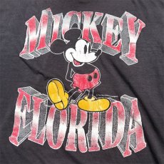 画像4: 1980's~ Disney "MICKEY MOUSE" Print T-Shirt　BLACK　size XL-XXL(表記不明) (4)