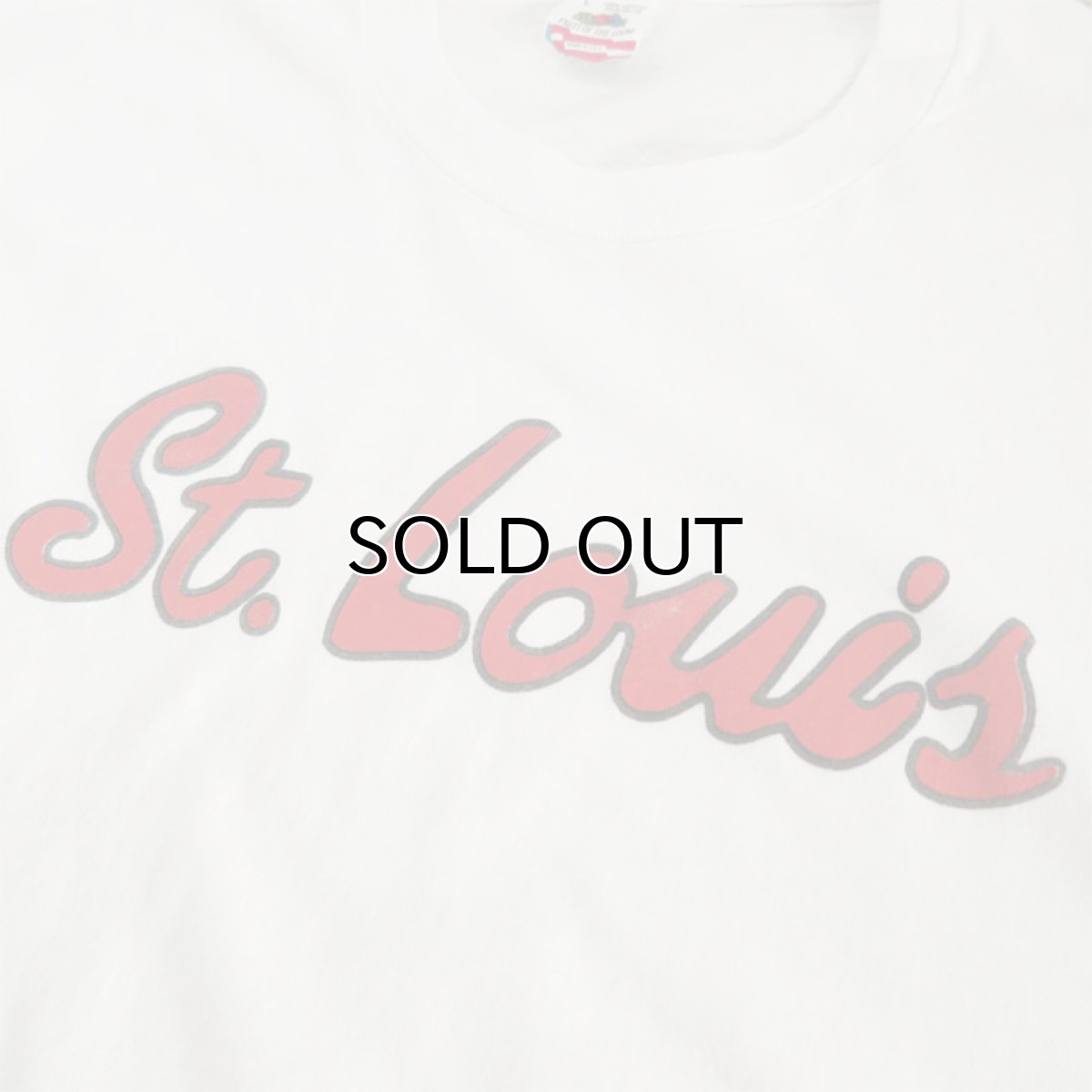 画像4: 1990's FRUIT OF THE LOOM "St. Louis" Print T-Shirt　WHITE　size M(表記L) (4)