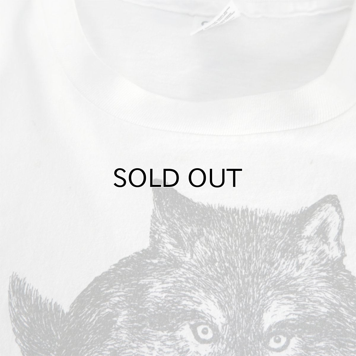 画像4: 1990's anvil "Human-I-Tees" Animal Print T-Shirt　WHITE　size XL(表記XL) (4)