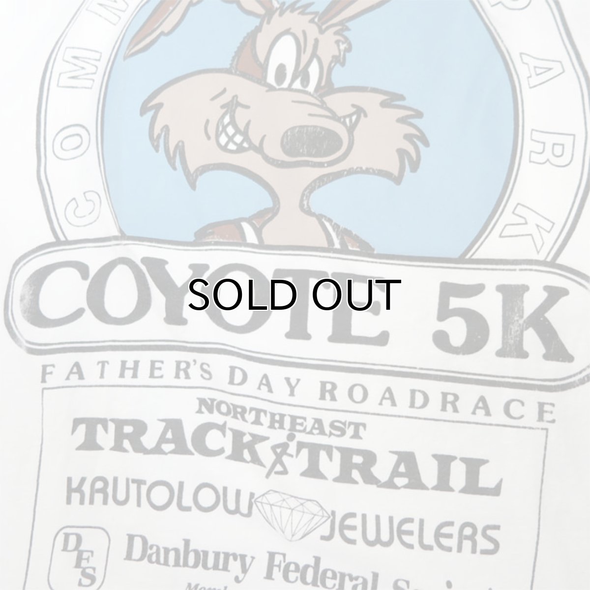 画像6: 1980's Hanes BEEFY "COYOTE 5K" Print T-Shirt　WHITE　size L-XL(表記XL) (6)