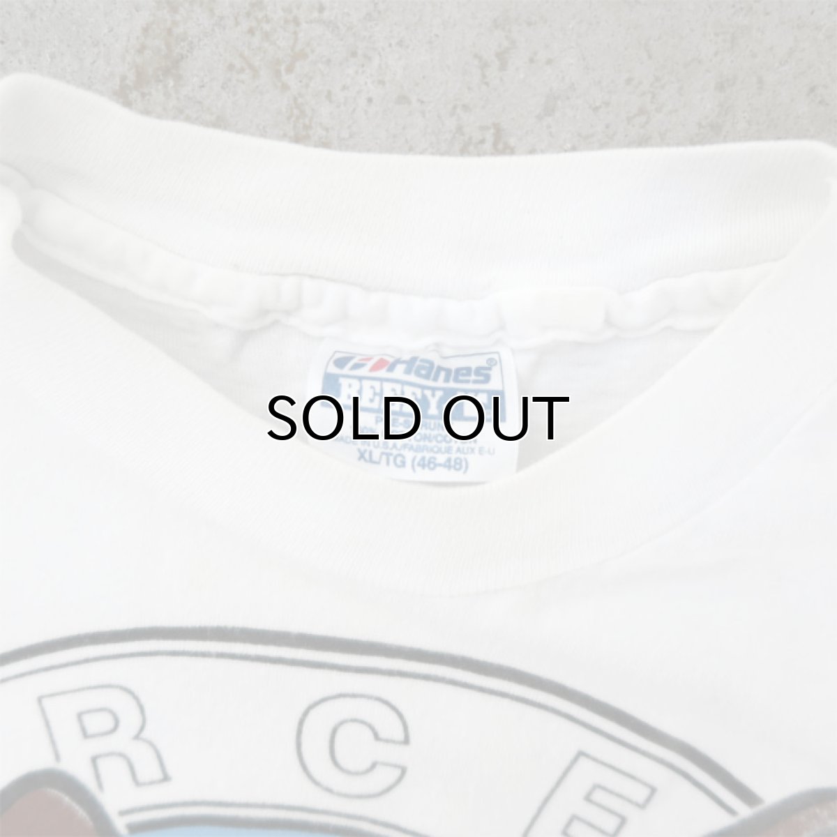 画像4: 1980's Hanes BEEFY "COYOTE 5K" Print T-Shirt　WHITE　size L-XL(表記XL) (4)