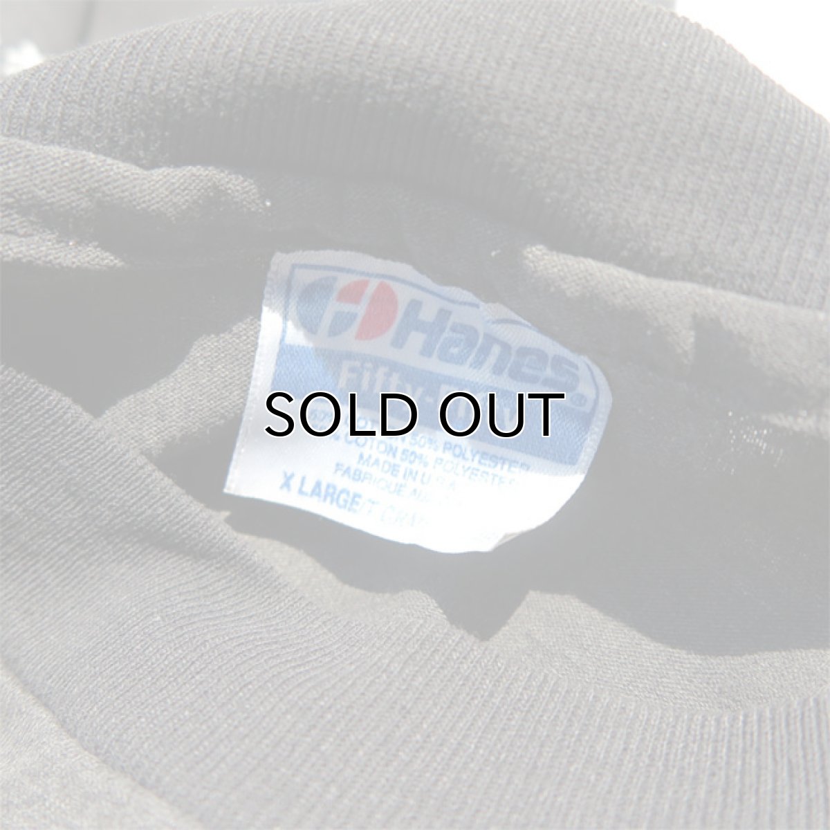 画像4: 1990's Hanes "Stressed Out!" Message Print T-Shirt　BLACK　size L(表記XL) (4)