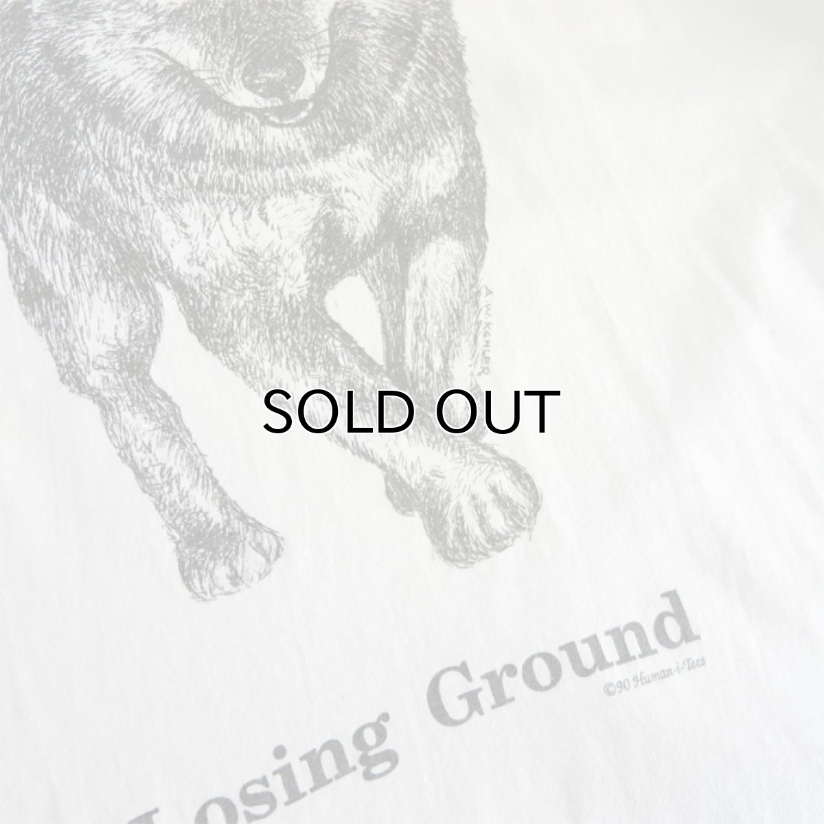 画像5: 1990's anvil "Human-I-Tees" Animal Print T-Shirt　WHITE　size XL(表記XL) (5)