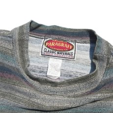 画像3: 1990's "PARAGRAFF" Border T-Shirt　GREY MULTI　size XL(表記L) (3)