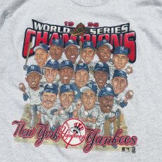 画像4: 1990's U.S.A. "New York Yankees" Print T-Shirt　ASH GREY　size L-XL(表記不明) (4)