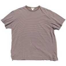 画像1: "GAP" Multi Border T-Shirt　BROWN　size XL(表記XXL) (1)