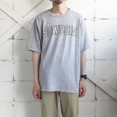 画像2: 1990's~ Champion "BOWDOIN" College Print T-Shirt　HEATHER GREY　size L(表記L) (2)