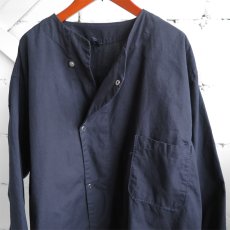 画像5: 1950's U.S. ARMY Cotton Pajama Shirt  -DEAD STOCK-　NAVY over dyed　size L (5)